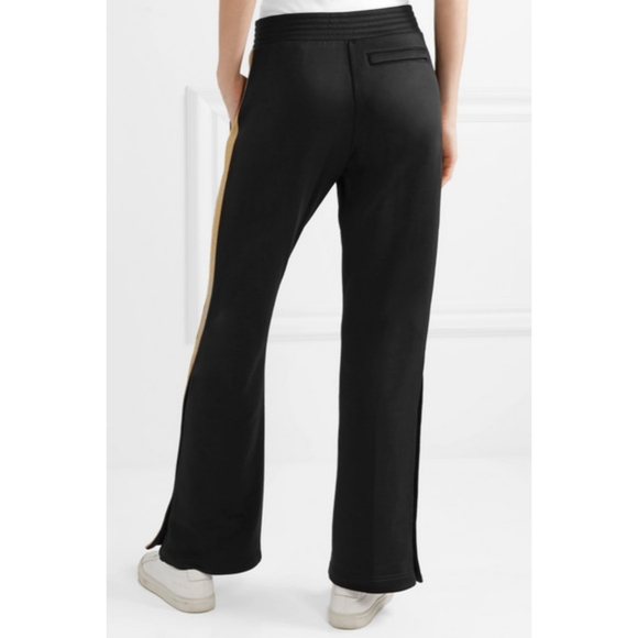 ALL ACCESS Tune Up Metallic Striped Stretch Jersey Track Pants-size large. GUC - Picture 4 of 14